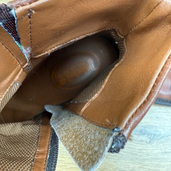 TIMBERLAND ALYSE Women's Size 8 Brown Leather Ankle Chunky Sole Boots 62318 - Picture 8 of 8